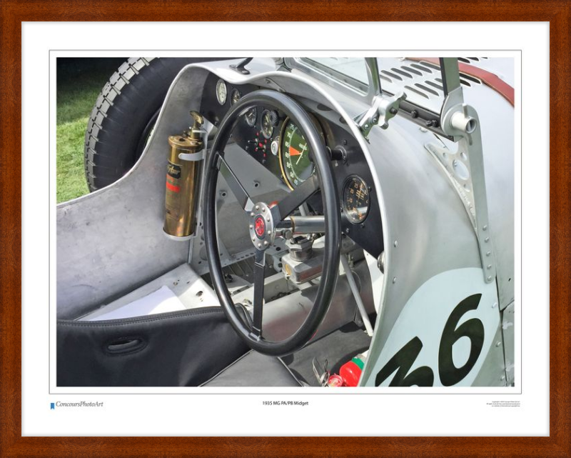 1935 MG PA/PB Midget / CPA607A / Color Print