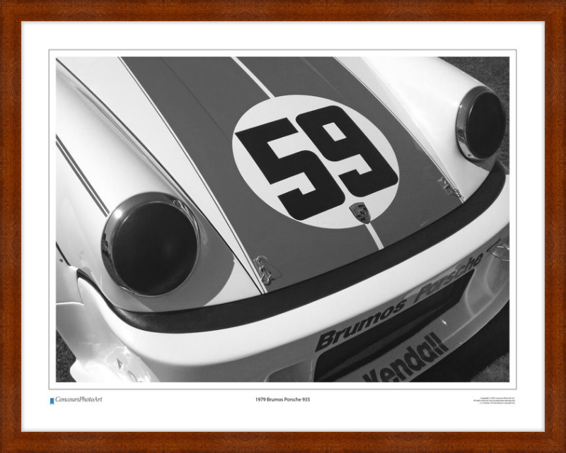 1979 Brumos Porsche 935 / CPA401B / Black and White
