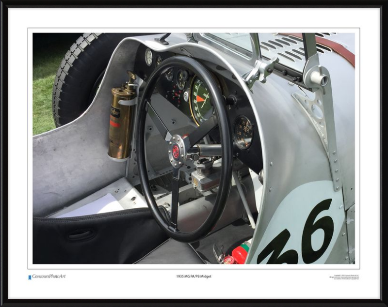 1935 MG PA/PB Midget / CPA607A / Color Image