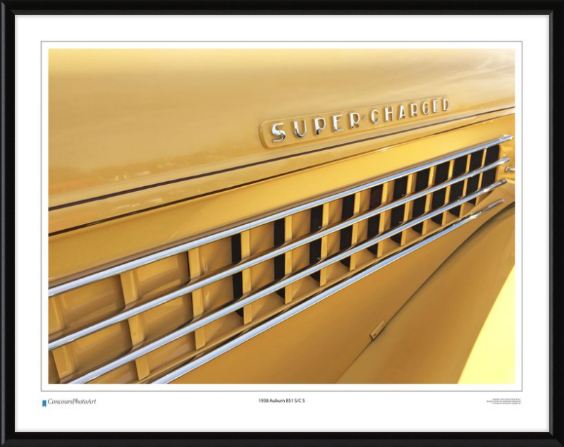 1938 Auburn 851 S/C 5 / CPA322A / Color Print