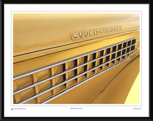 1938 Auburn 851 S/C 5 / CPA322A / Color Print