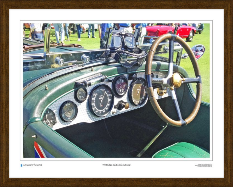 1930 Aston Martin International / CPA602A / Color Print
