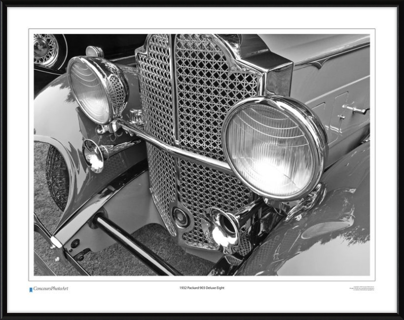 1932 Packard 903 Deluxe Eight / CPA312B / B&W Print
