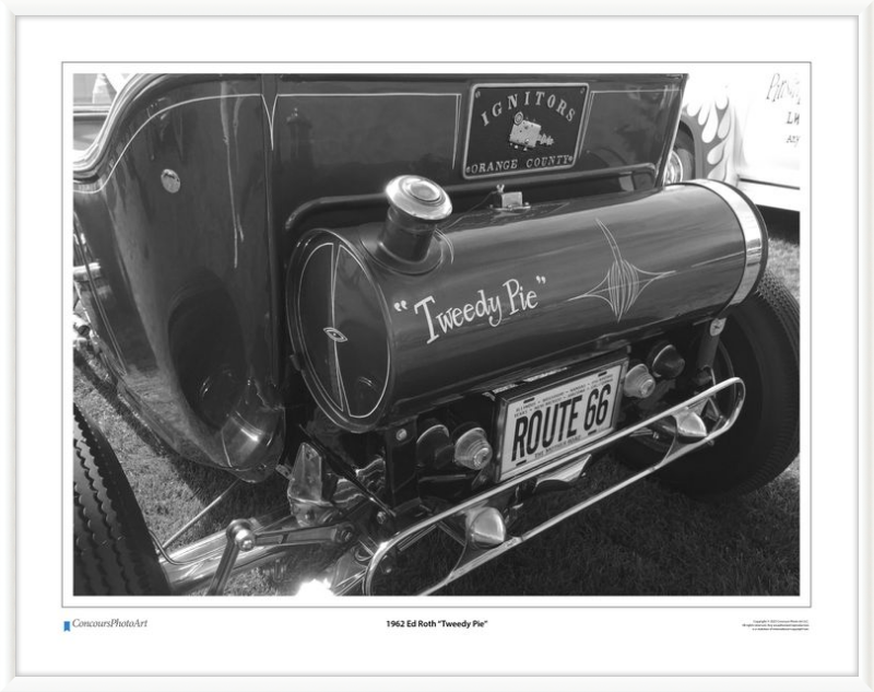 1962 Ed Roth "Tweedy Pie" / CPA512B / Black and White