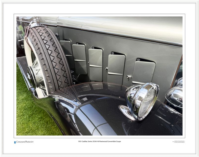 1931 Cadillac Series 355A V-8 Fleetwood Convertible Coupe / CPA323A / Color Print