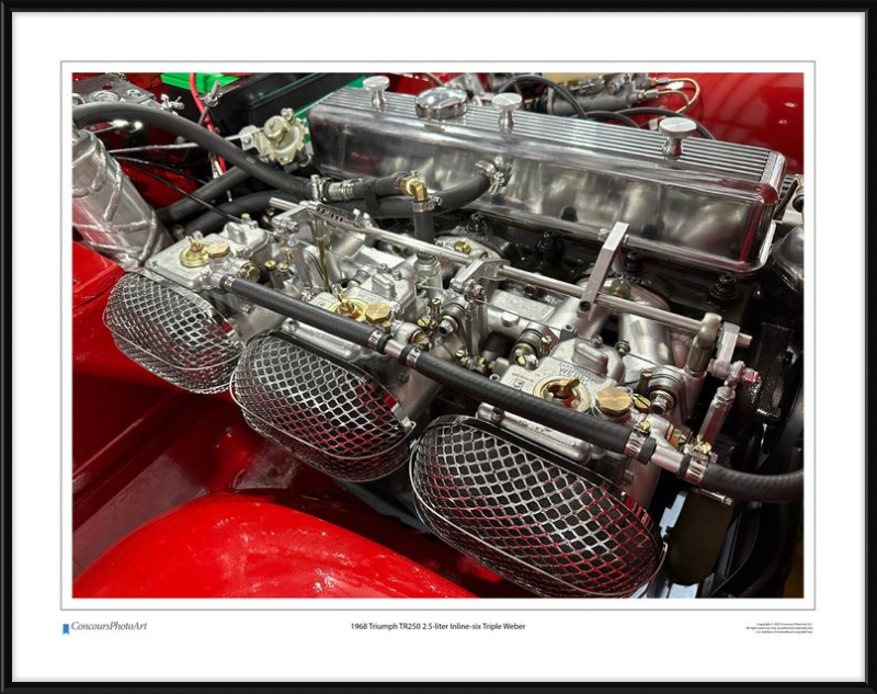 1968 Triumph TR250 2.5-liter Inline-six Triple Weber / CPA707A / Color Image