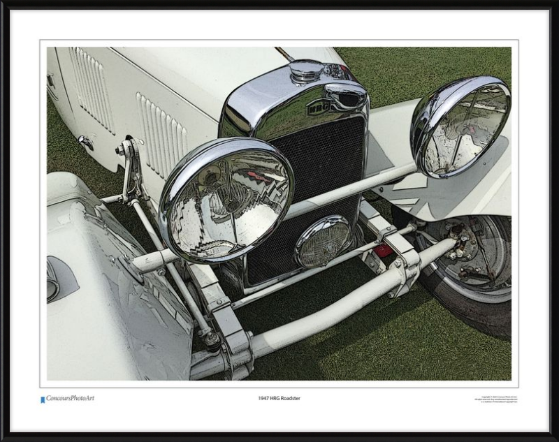 1947 HRG Roadster / CPA102C / Stylized Image