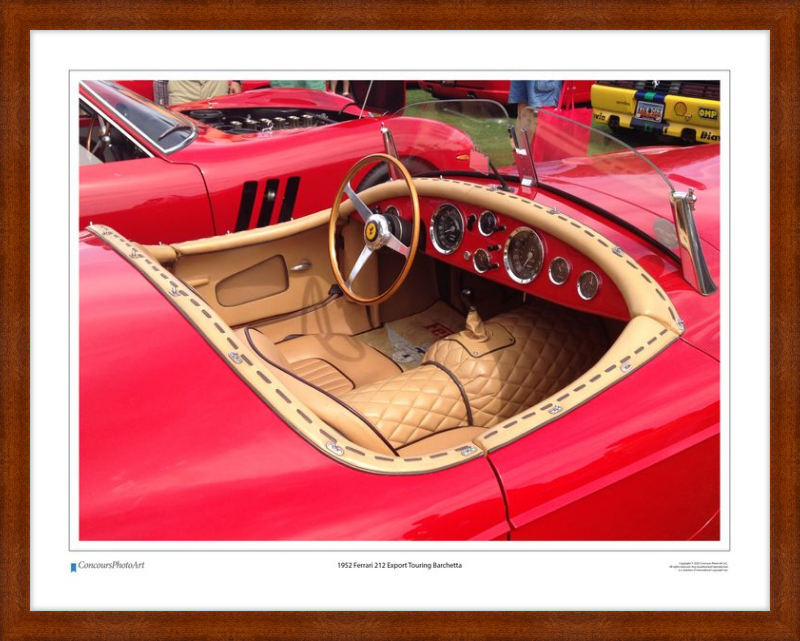 1952 Ferrari 212 Export Touring Barchetta / CPA608A / Color Image