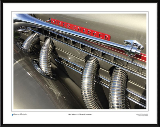 1935 Auburn 851C Boattail Speedster / CPA310A / Color Image