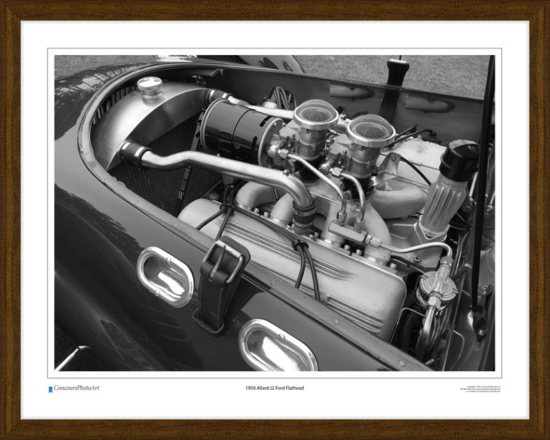 1950 Allard J2 Ford Flathead / CPA701B / Black and White