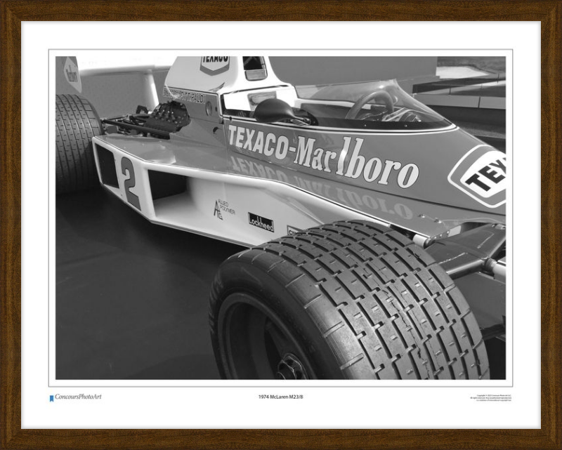 1974 McLaren M23/8 / CPA407B / Black and White