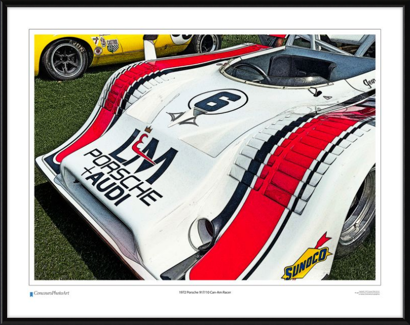 1972 Porsche 917/10 Can-Am Racer / CPA416C / Stylized Print