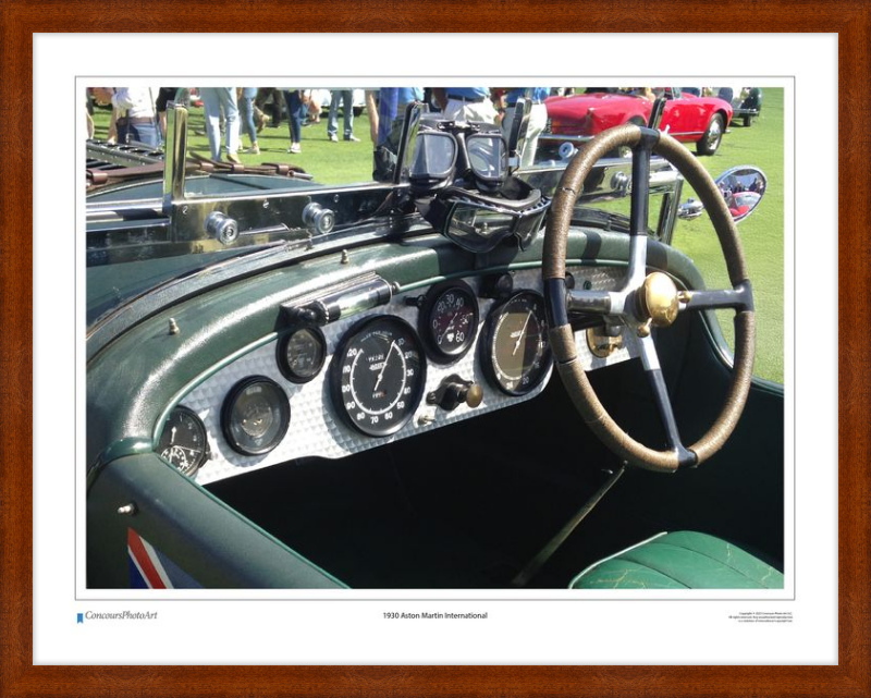 1930 Aston Martin International / CPA602A / Color Image
