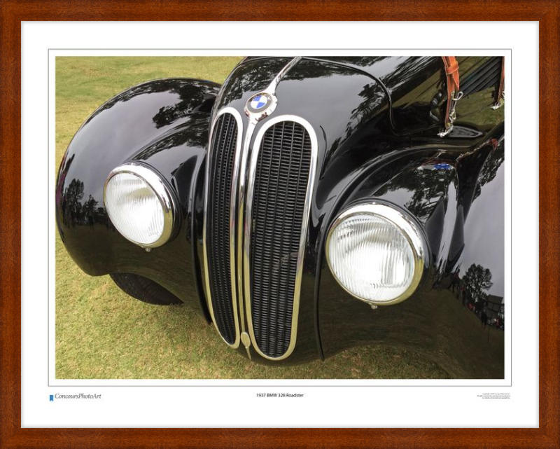 1937 BMW 328 Roadster / CPA206A / Color Print