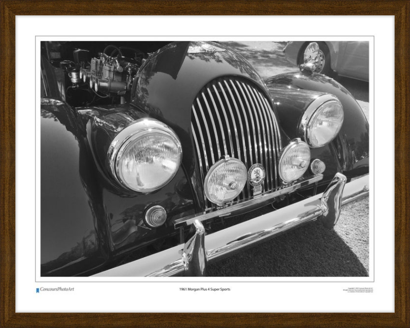 1961 Morgan Plus 4 / CPA108B / Black and White
