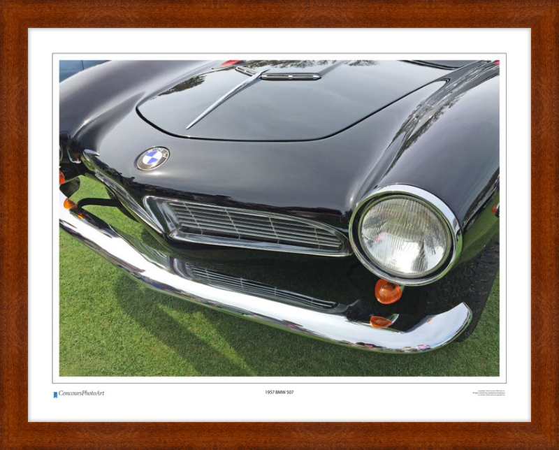 1957 BMW 507 Roadstder / CPA217A / Color Print
