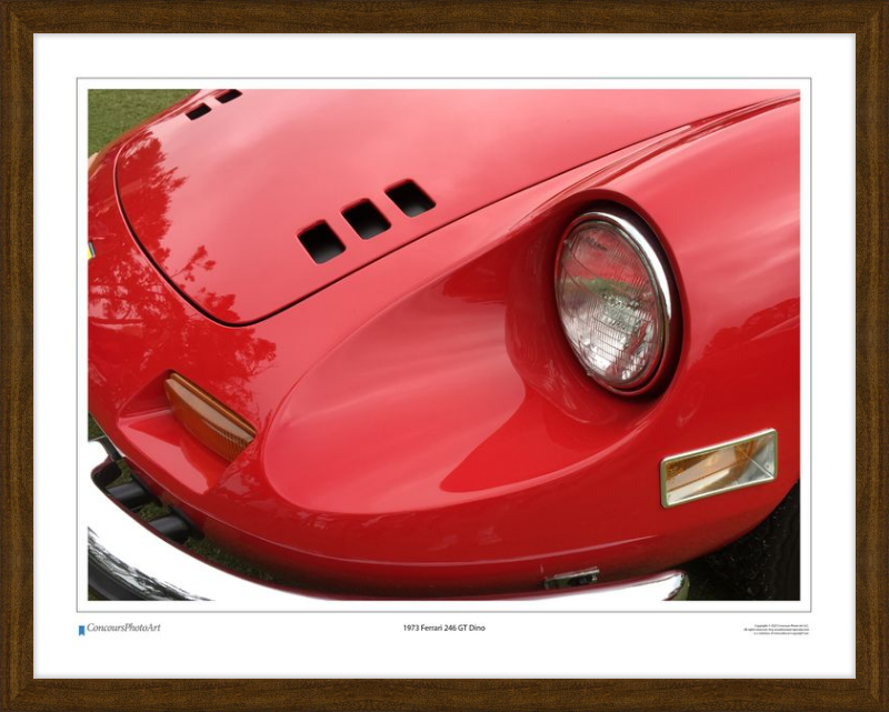 1973 Ferrari 246 GT Dino / CPA208A / Color Image