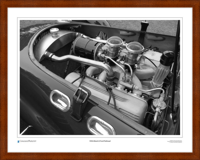 1950 Allard J2 Ford Flathead / CPA701B / Black and White