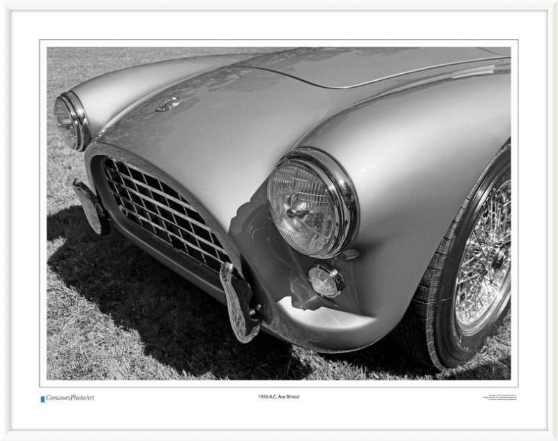 1956 A.C. Ace Bristol / CPA118B / B&W Print