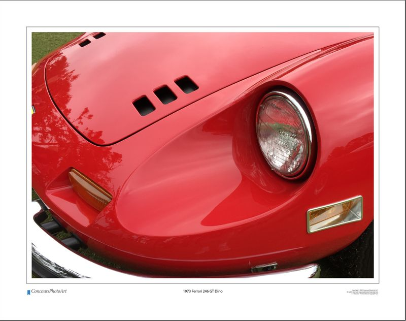 1973 Ferrari 246 GT Dino / CPA208A / Color Image