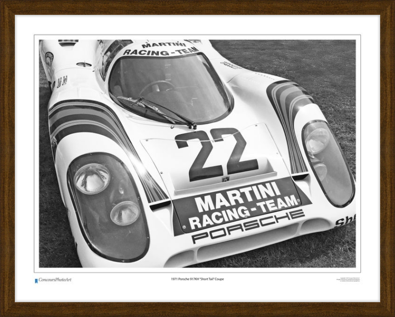 1971 Porsche 917KH "Short Tail" Coupe / CPA409B / B&W Print