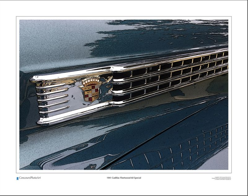 1941 Cadillac Fleetwood 60 Special / CPA305C / Stylized Image