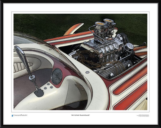 1961 Ed Roth "Beatnik Bandit" / CPA501C / Stylized Image