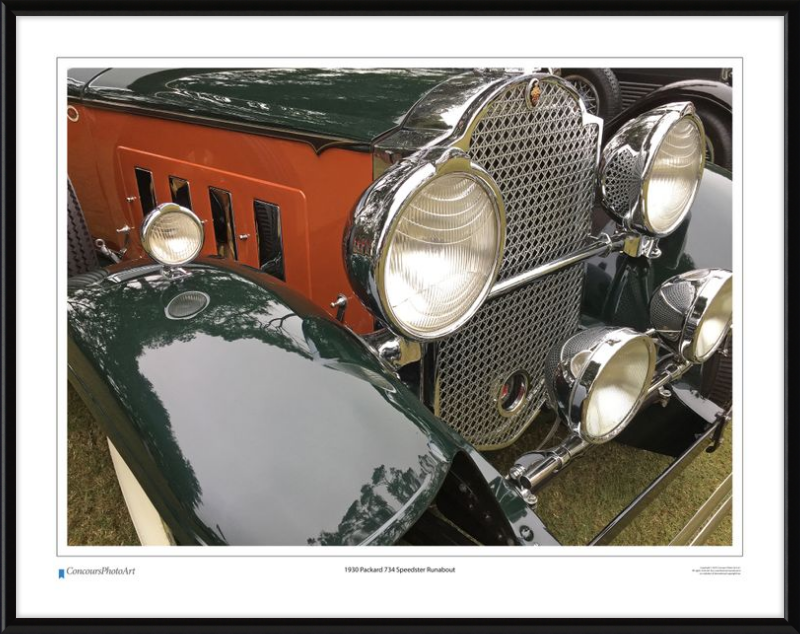 1930 Packard 734 Speedster Runabout / CPA318A / Color Print