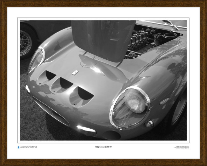 1962 Ferrari 250 GTO / CPA202B / Black and White