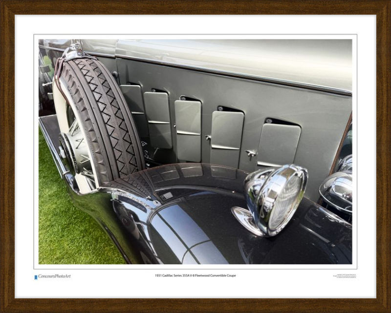 1931 Cadillac Series 355A V-8 Fleetwood Convertible Coupe / CPA323A / Color Print