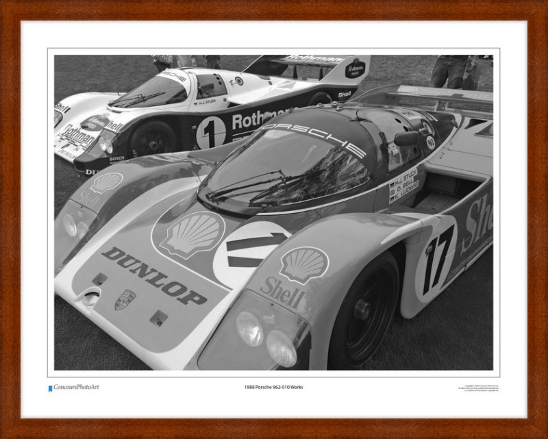 1988 Porsche 962-010 Works / CPA402B / Black and White