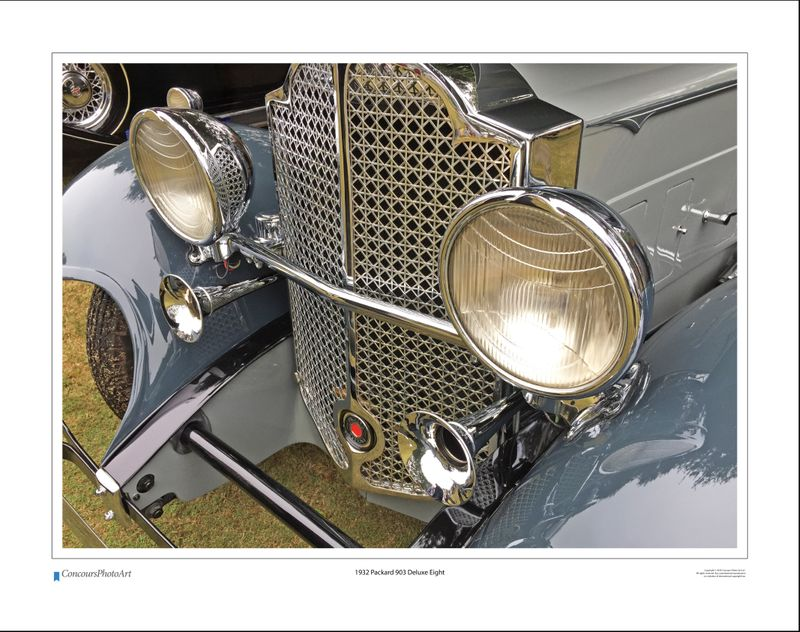 1932 Packard 903 Deluxe Eight / CPA312A / Color Print