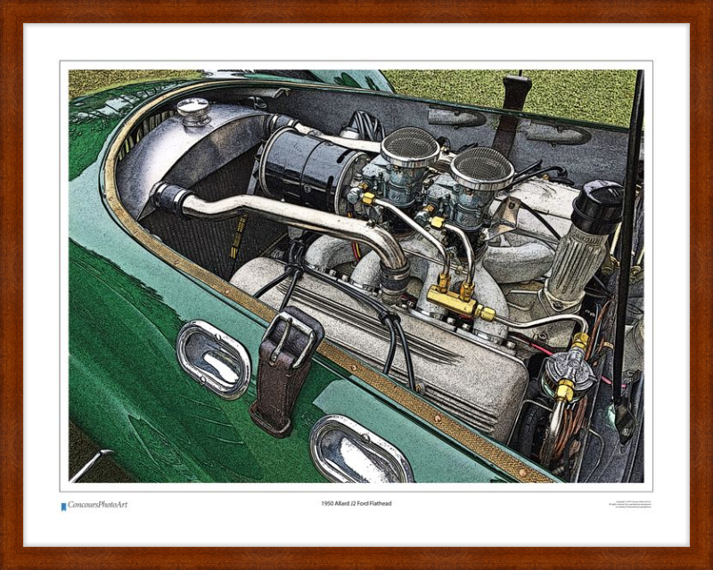 1950 Allard J2 Ford Flathead / CPA701C / Stylized Image