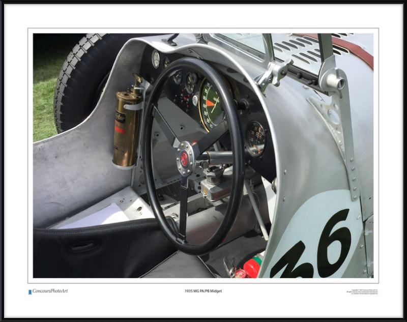 1935 MG PA/PB Midget / CPA607A / Color Image