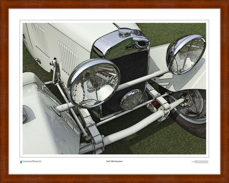 1947 HRG Roadster / CPA102C / Stylized Image