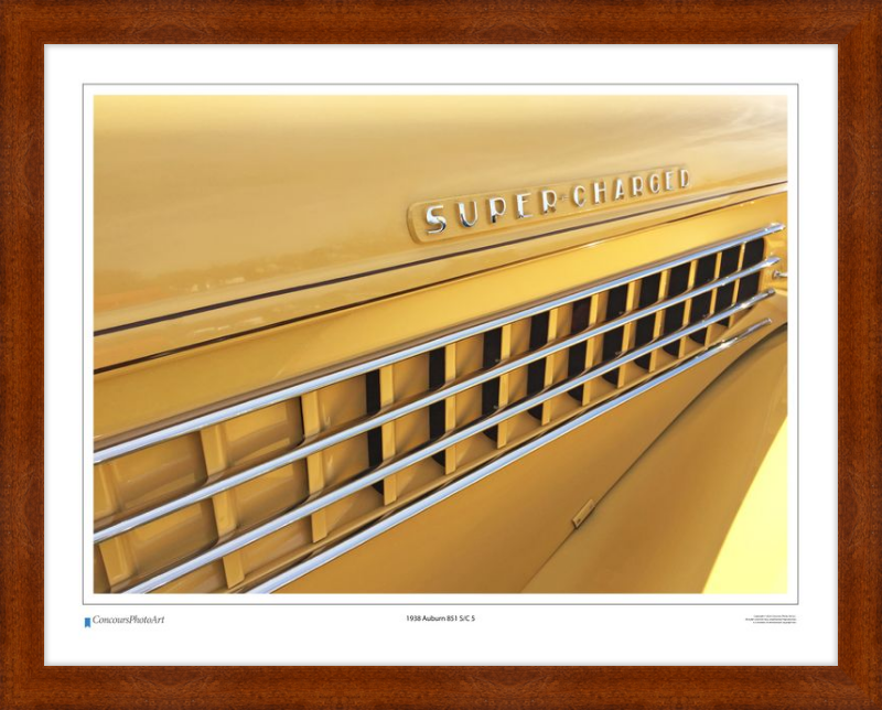 1938 Auburn 851 S/C 5 / CPA322A / Color Print