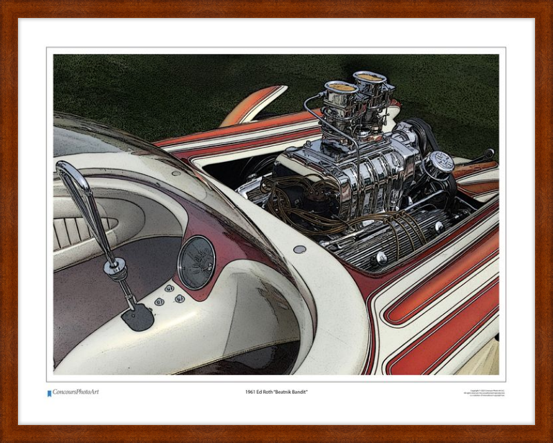 1961 Ed Roth "Beatnik Bandit" / CPA501C / Stylized Image