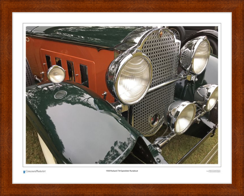 1930 Packard 734 Speedster Runabout / CPA318A / Color Print