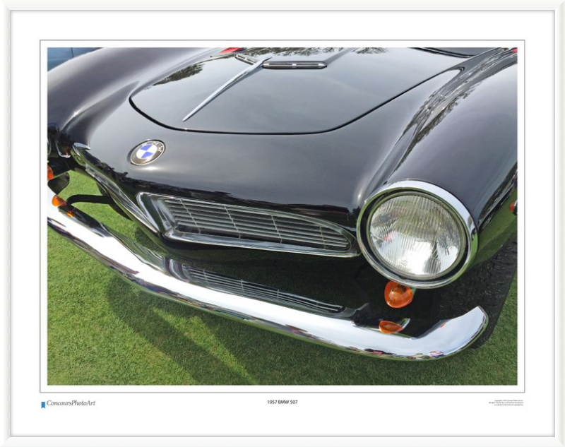 1957 BMW 507 Roadstder / CPA217A / Color Print