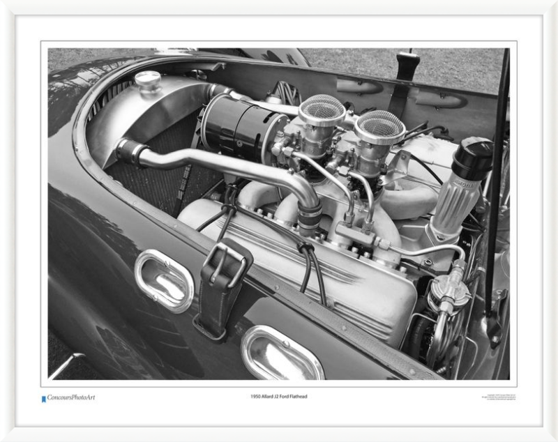 1950 Allard J2 Ford Flathead / CPA701B / Black and White