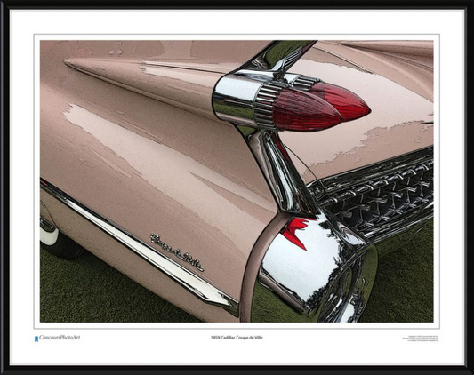 1959 Cadillac Coupe de Ville / CPA304C / Stylized Image