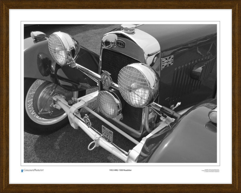 1953 HRG 1500 Roadster / CPA107B / Black and White