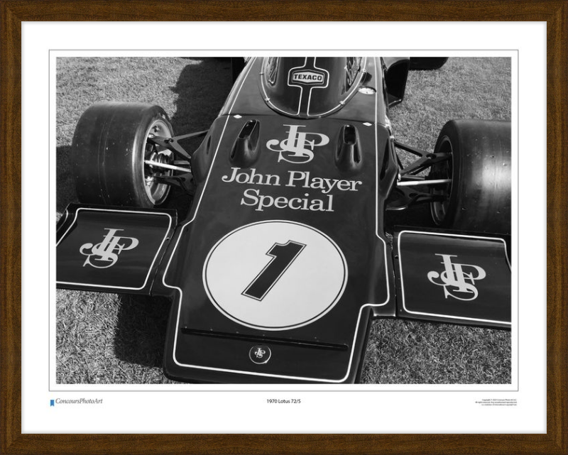 1970 Lotus 72/5 / CPA405B / Black and White