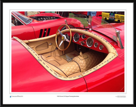 1952 Ferrari 212 Export Touring Barchetta / CPA608A / Color Image