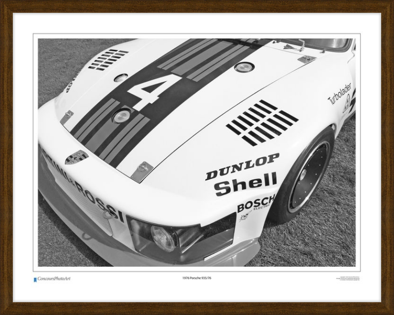1976 Porsche 935/76 / CPA414B / B&W Print