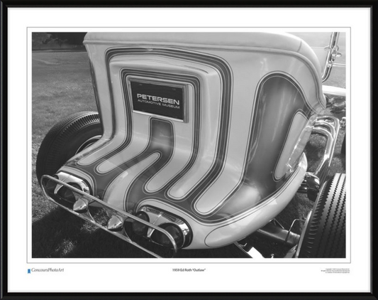 1959 Ed Roth "Outlaw" / CPA510B / Black and White