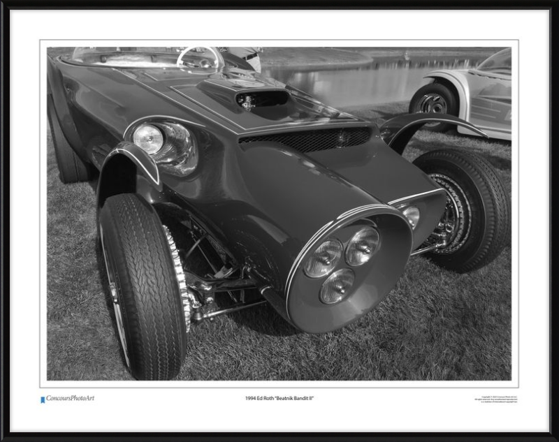 1964 Ed Roth "Orbitron" / CPA508B / Black and White