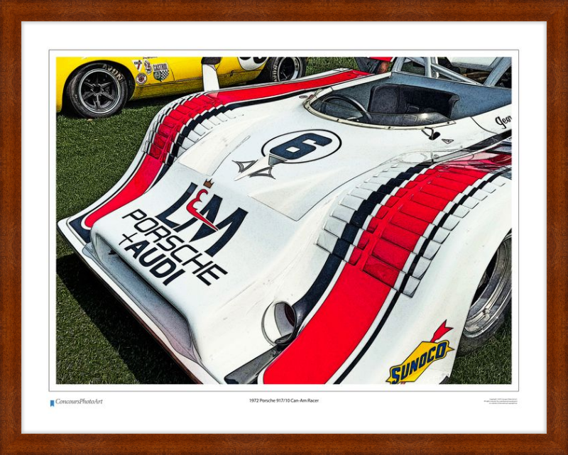 1972 Porsche 917/10 Can-Am Racer / CPA416C / Stylized Print
