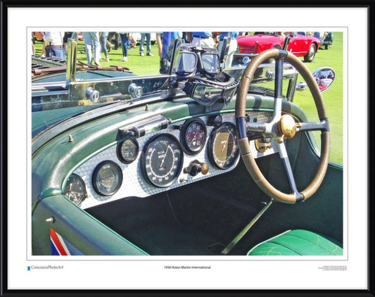 1930 Aston Martin International / CPA602A / Color Print