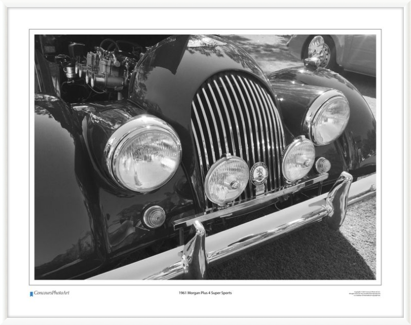 1961 Morgan Plus 4 / CPA108B / Black and White
